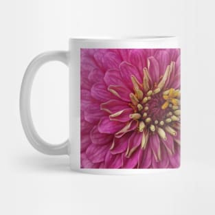 zinnia flower bloom in pink Mug